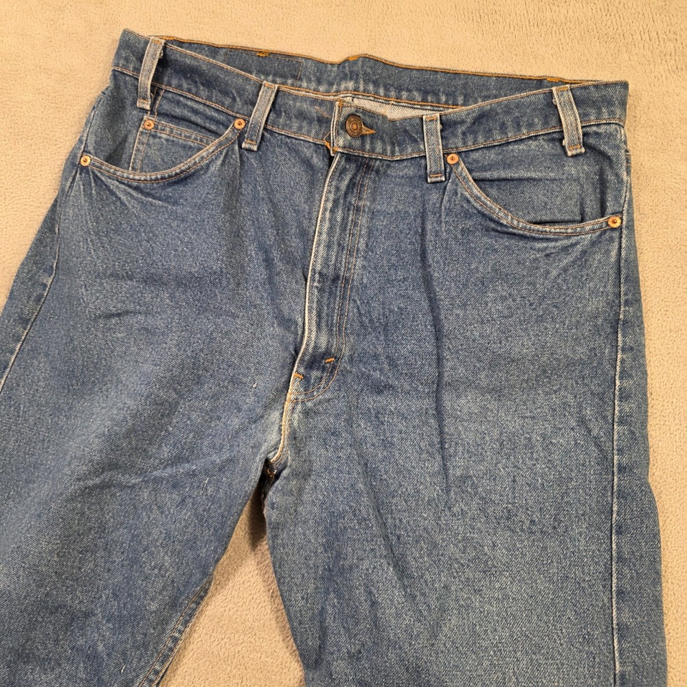 Levi's 505 Jeans Mens 36x34 (Fits 36x33) VTG Straight Orange Tab Vintage Skater